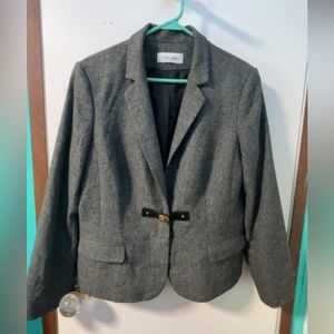 Calvin Klein grey blazer